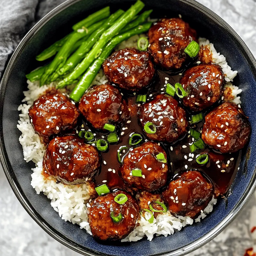 Whip up these delectable 30-minute Mongolian Beef Meatballs for a quick and satisfying meal! Bursting with savory flavors and perfectly tender, these meatballs feature a mouthwatering blend of soy sauce, ginger, and garlic. Ideal for busy weeknights or casual gatherings, save this recipe for a tasty dinner option that everyone will love!