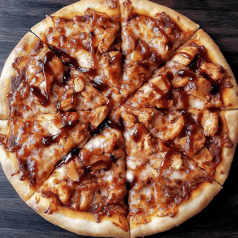 Amazing Bbq Chicken Pizza