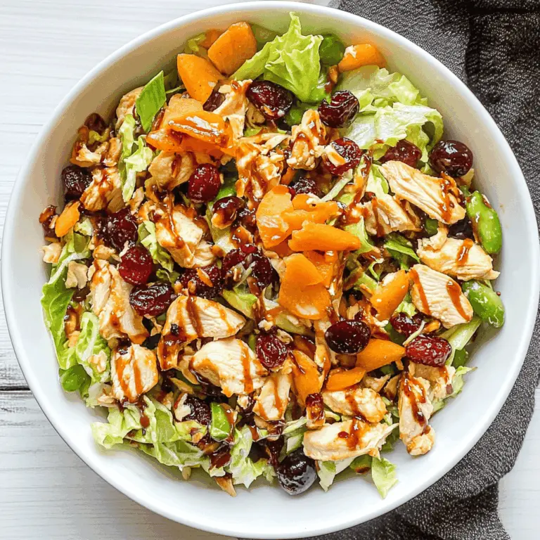 Asian Chicken Cranberry Salad