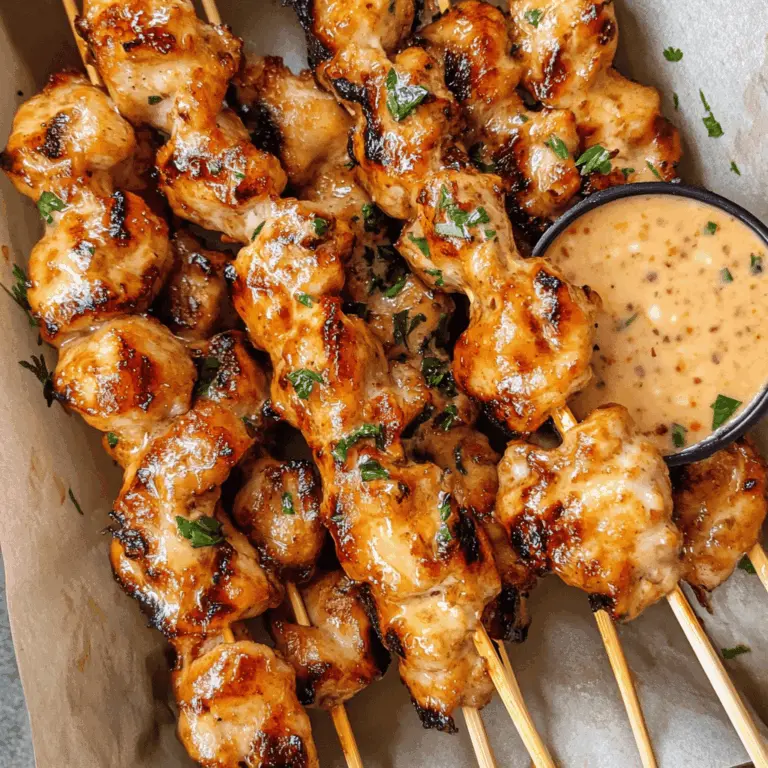 Bang Bang Chicken Skewers