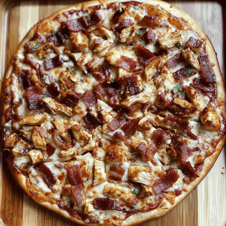Bbq Chicken Bacon Pizza