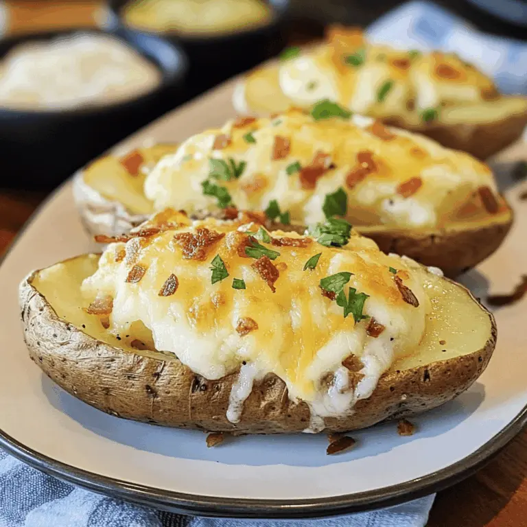 Best Steakhouse Baked Potatoes