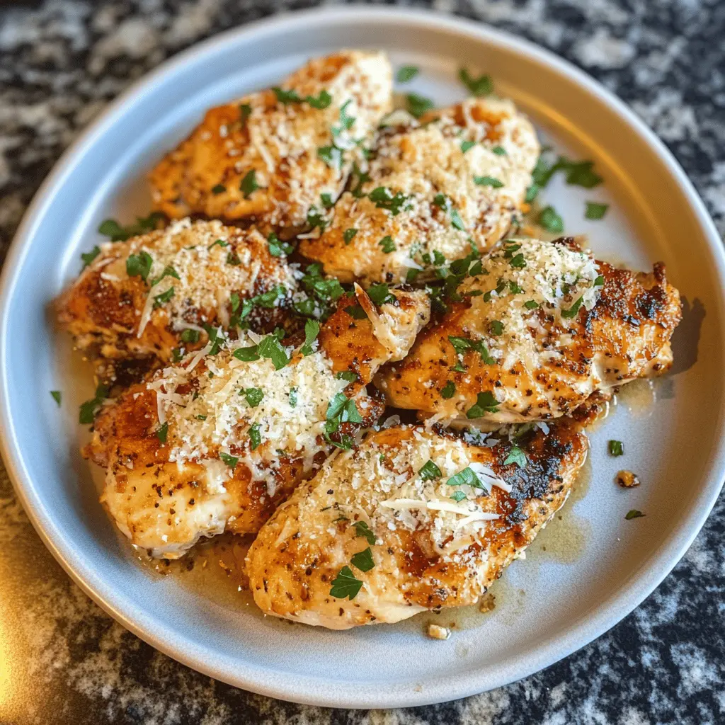 Treat yourself to this easy Blackstone Garlic Parmesan Chicken recipe! Juicy chicken breasts are coated with a flavorful garlic and parmesan mixture, creating a crispy, golden crust that everyone will love. Perfect for weeknight dinners or weekend gatherings. Save this pin for a delicious meal idea that will impress your family and friends!