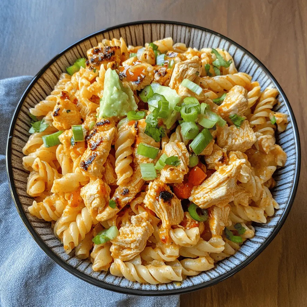 Looking for a zesty dish that packs a flavor punch? This Buffalo Chicken Pasta Salad is perfect for game day or a summer barbecue! With tender pasta, spicy buffalo chicken, and crunchy veggies, it’s a crowd-pleaser. Save this recipe to enjoy a fun twist on a classic salad any time! Perfect for potlucks or picnics!