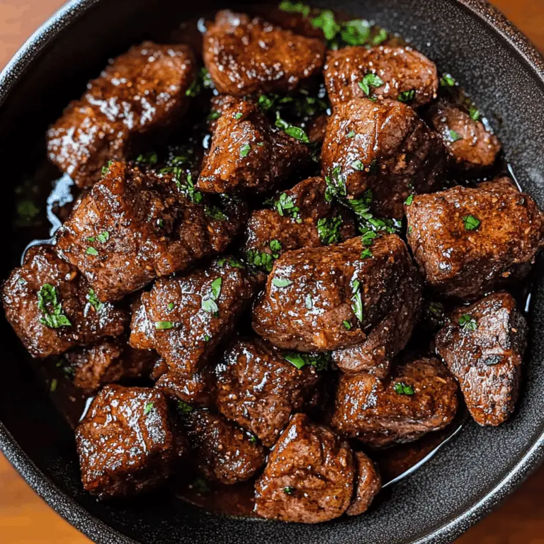 Cajun Garlic Butter Steak Bites