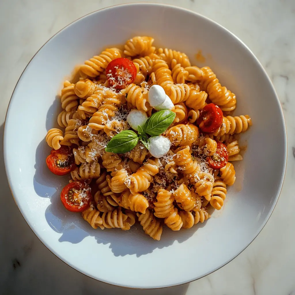 Fresh cherry tomatoes and fragrant basil come together in this simple and flavorful pasta dish! Perfect for a quick weeknight dinner or a delightful weekend meal. Tossed with olive oil and garlic, this recipe highlights the sweetness of the tomatoes and the aroma of basil. Save this recipe for your next pasta night and impress your family and friends!