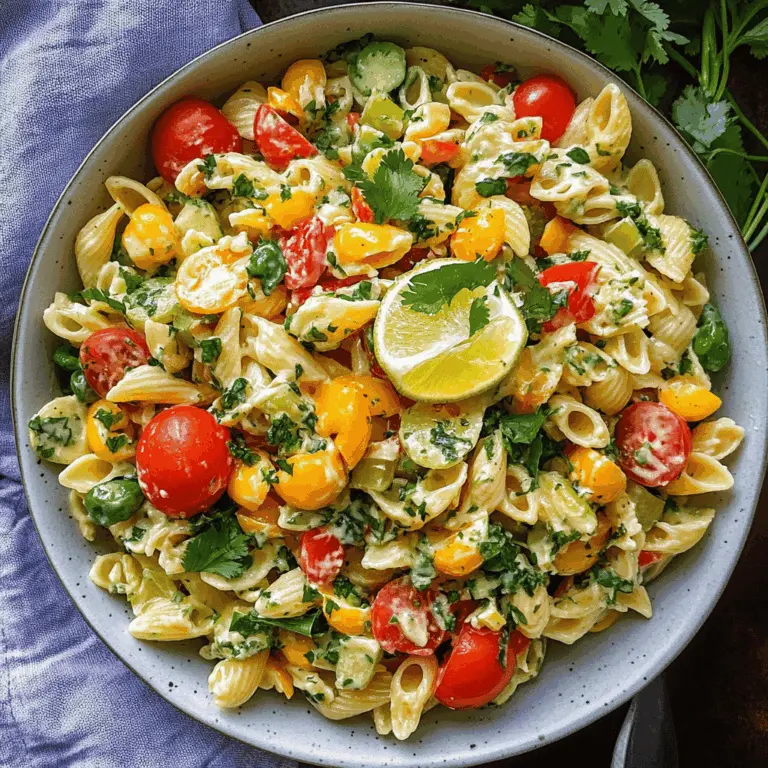 Cilantro Lime Pasta Salad