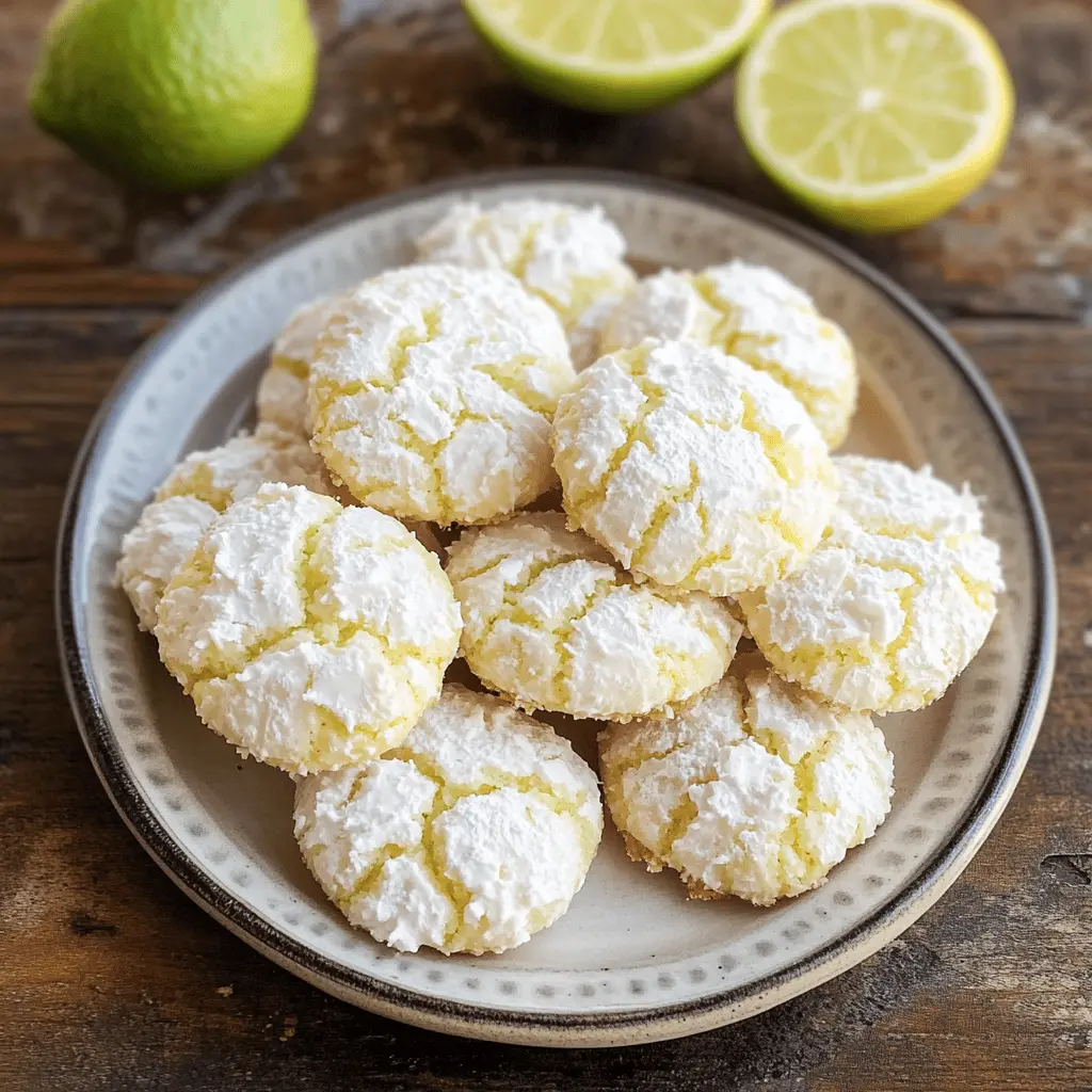 These Coconut Key Lime Crinkle Cookies are the perfect blend of tropical flavors and chewy goodness! With a zesty lime kick and sweet coconut, these cookies are a delightful treat for any occasion, from summer parties to cozy family gatherings. Save this recipe now to impress your friends and enjoy a burst of sunshine in every bite! 🌴🍪