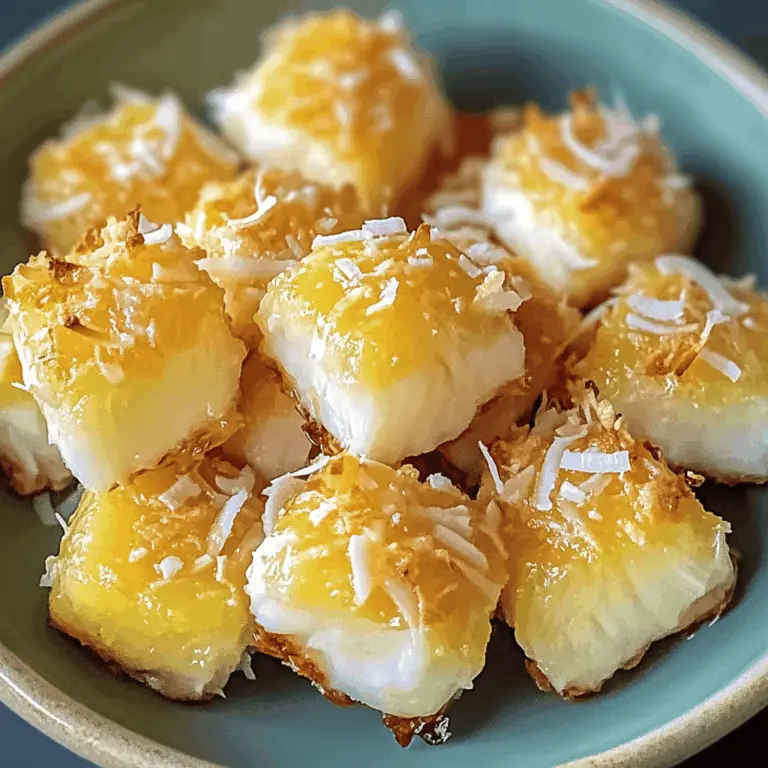 Coconut Pineapple Bites