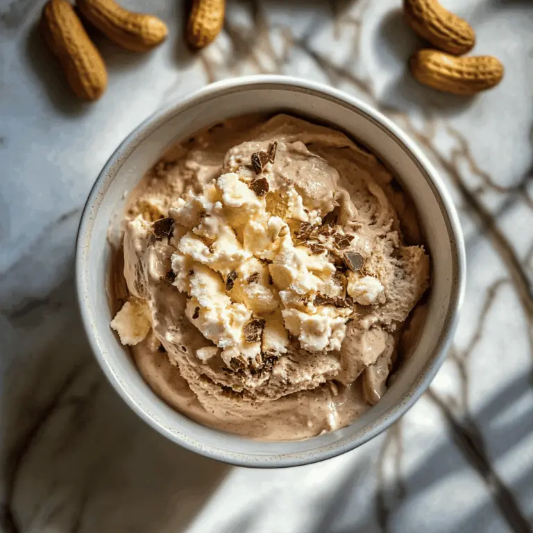 Easy Cottage Cheese Peanut Butter Ice Cream Recipe