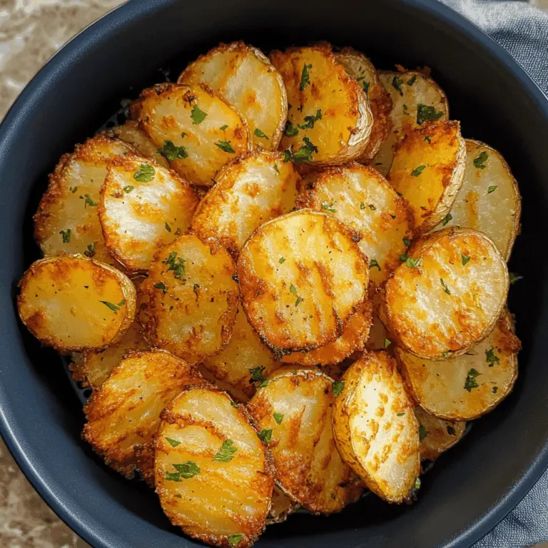 Crispy Sliced Potatoes In The Air Fryer