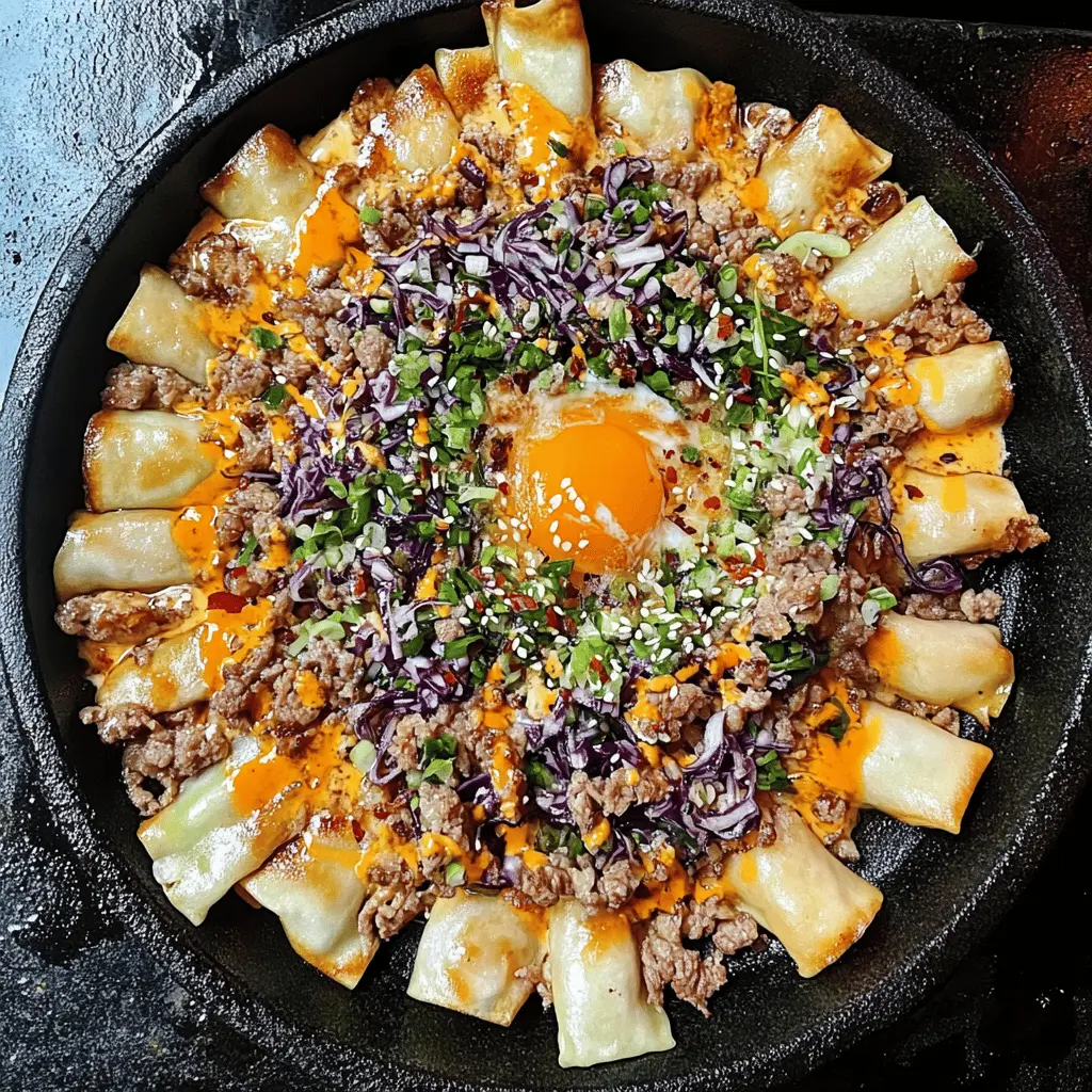 Enjoy the delicious flavors of Eggroll in a Bowl, perfectly cooked on the Blackstone griddle! This quick and easy recipe features fresh veggies, savory ground meat, and a hint of soy sauce for an authentic taste. Perfect for a family dinner or meal prep, this dish is bound to be a favorite. Save this pin for your next cooking adventure!