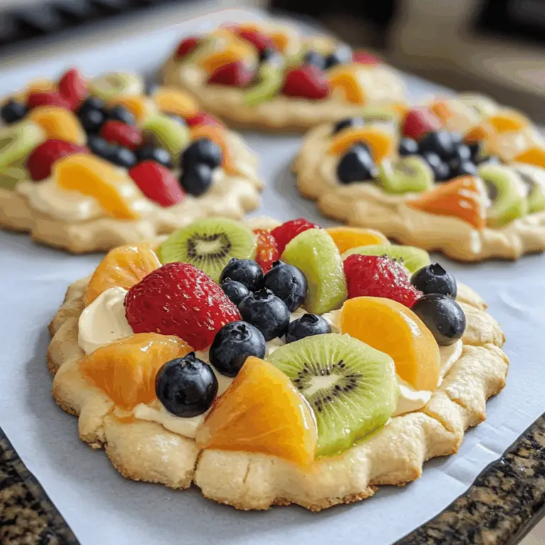 Fruit Pizza Cookies