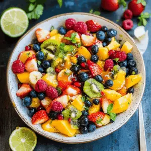 Brighten up your day with this refreshing Fruit Salad drizzled in a zesty Honey Lime Dressing! Packed with vibrant seasonal fruits, this recipe is perfect for summer picnics or quick snacks. The sweet honey combined with tangy lime elevates the flavors, making each bite delightful. Don’t forget to save this easy, healthy recipe for your next gathering or family brunch!