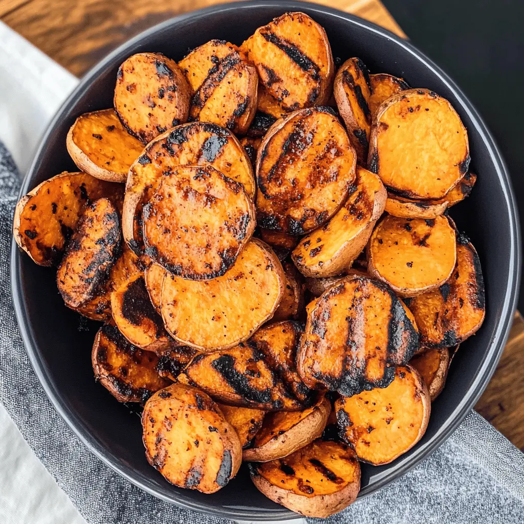 These Grilled Sweet Potatoes are the perfect combination of smoky and sweet, making them a must-try for your next cookout! With just a few ingredients, you can create a delicious side that pairs well with any main dish. Save this recipe for BBQs, picnics, or even weeknight dinners. You'll love how easy and tasty they are!