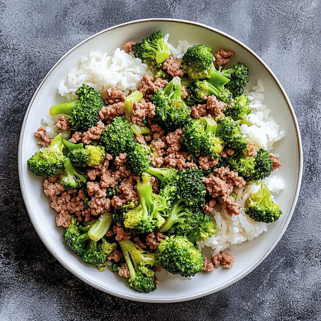 This Ground Beef and Broccoli recipe is a quick, one-pan dinner that’s packed with flavor and nutrients. Enjoy tender beef and crisp broccoli tossed in a savory sauce that’s ready in less than 30 minutes. Perfect for busy weeknights! Save this pin for a delicious meal idea that the whole family will love!