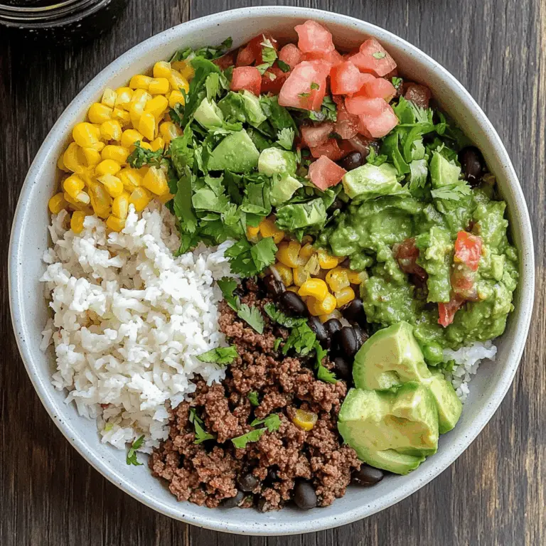 Ground Beef Burrito Bowl