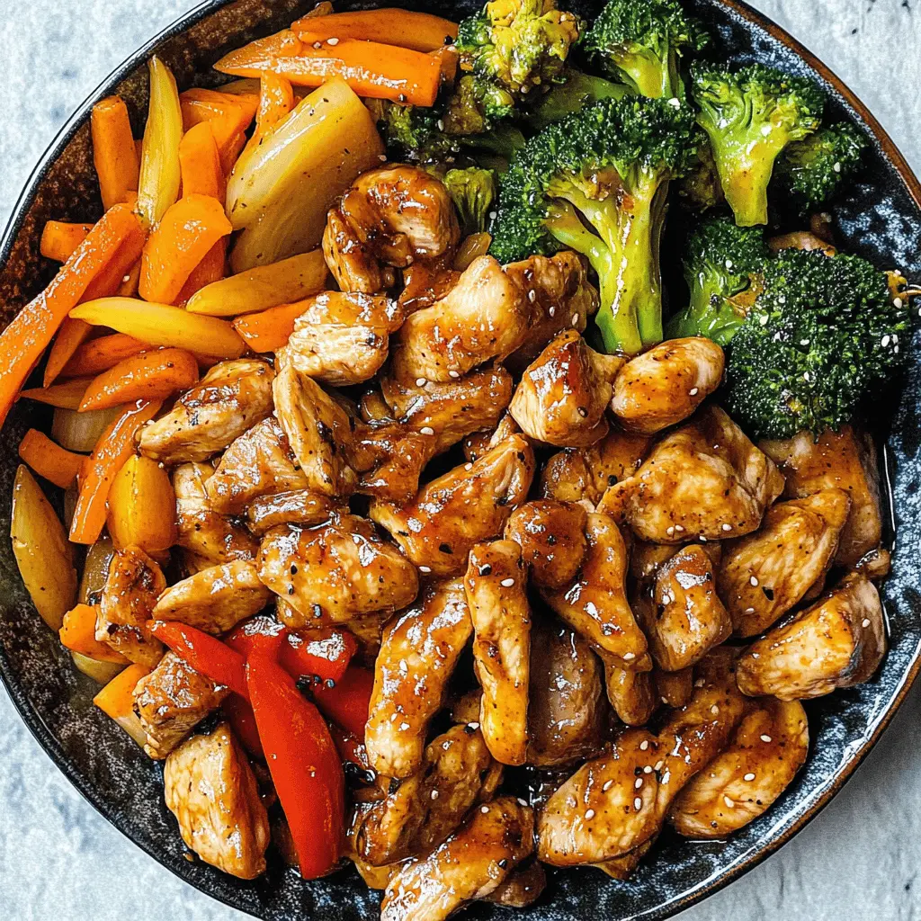 This Hibachi Chicken and Vegetables recipe brings the authentic taste of Japanese steakhouse dining right to your kitchen! Juicy chicken paired with colorful vegetables and a delicious homemade sauce makes for a delightful meal. Perfect for weeknight dinners, date nights, or entertaining guests. Save this easy-to-follow recipe for your next culinary adventure!