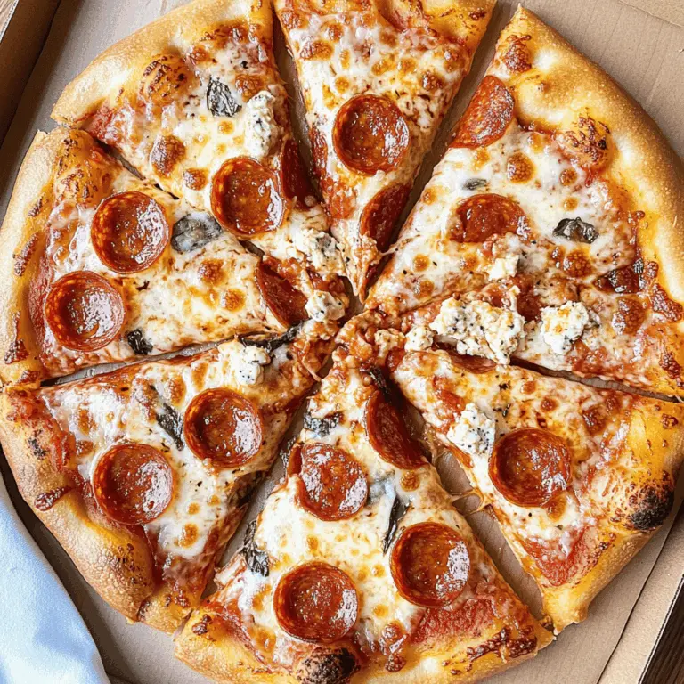 Hot Honey Pepperoni Ricotta Pizza