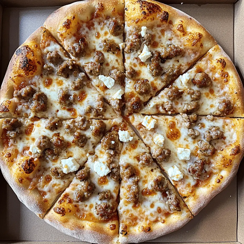 Craving a pizza that’s a delightful mix of spicy and sweet? This Hot Sausage Feta Honey Pizza is just the ticket! Loaded with savory sausage, creamy feta cheese, and a drizzle of honey that brings it all together, this recipe is perfect for pizza night or a casual get-together. Save this pin for an unforgettable homemade pizza experience!