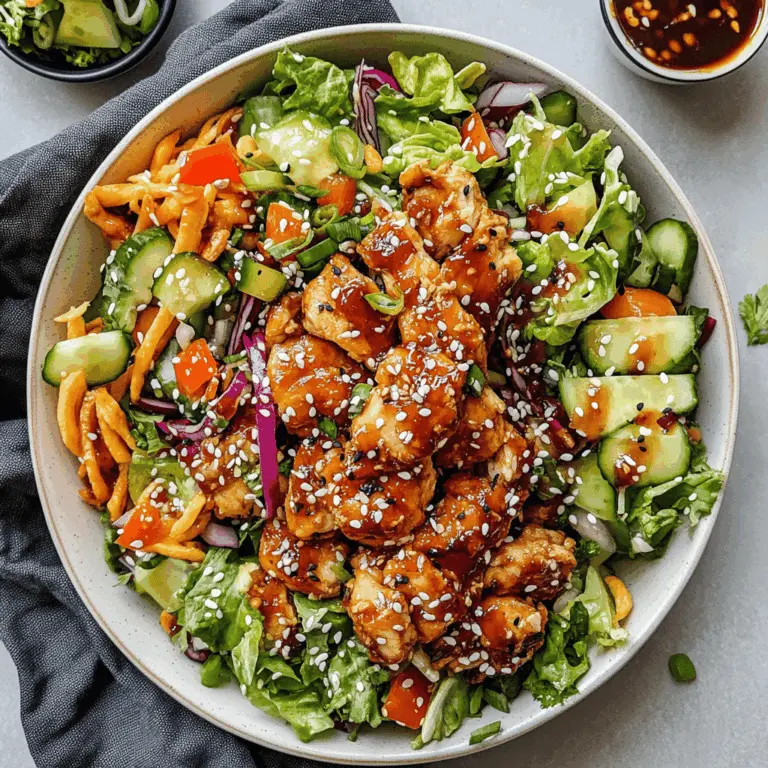 Easy and Healthy Sesame Chicken Salad Recipe