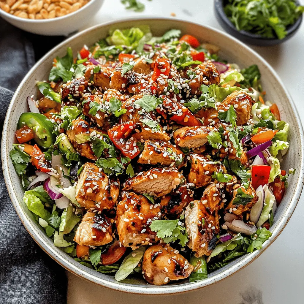 Easy and Healthy Sesame Chicken Salad Recipe