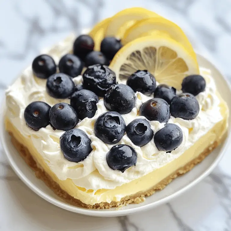 Lemon Blueberry Delight