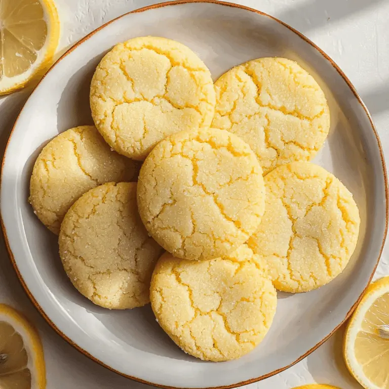 Lemon Sugar Cookies