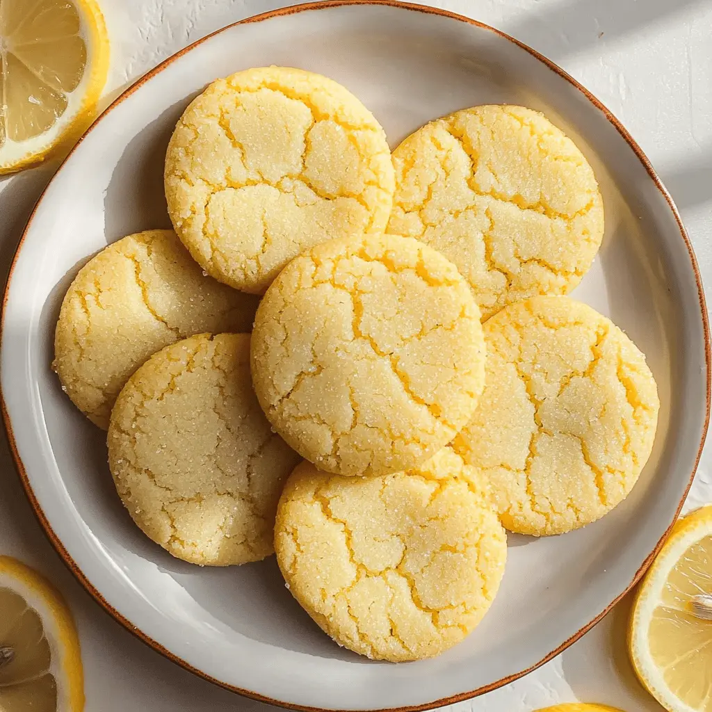 These Lemon Sugar Cookies are a delightful treat, bursting with zesty flavor and a soft, chewy texture! Made with fresh lemon juice and zest, they are perfect for sunny days or any festive occasion. Easy to bake and share, save this recipe to enjoy a batch of these sweet citrusy delights whenever a craving strikes!