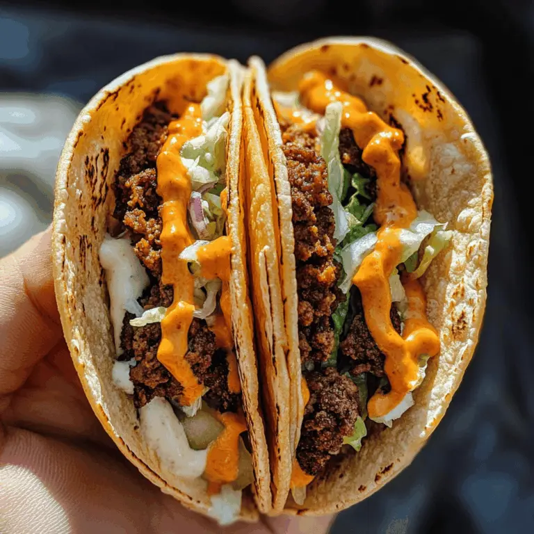 Smash Burger Tacos