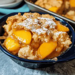 Enjoy the taste of summer with this delightful Southern Peach Cobbler! Made with juicy peaches and a buttery, flaky topping, this classic dessert is perfect for any occasion. Whether you're hosting a barbecue or just want a sweet treat, be sure to save this recipe for later. It's a crowd-pleaser that everyone will love!