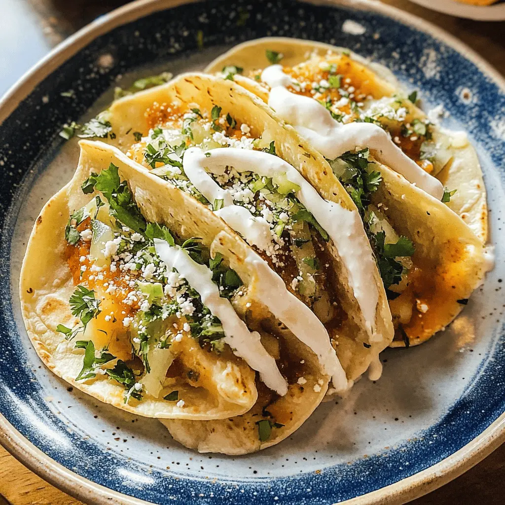 Crispy Tacos Dorados are a delicious treat that will brighten your dinner table! These crunchy tacos are filled with seasoned meat and topped with fresh toppings like lettuce and salsa. Perfect for family gatherings or a casual night in, these flavorful bites will surely impress. Save this recipe to enjoy a fun taco night anytime!
