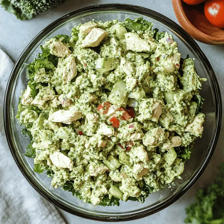 The Best Green Goddess Chicken Salad