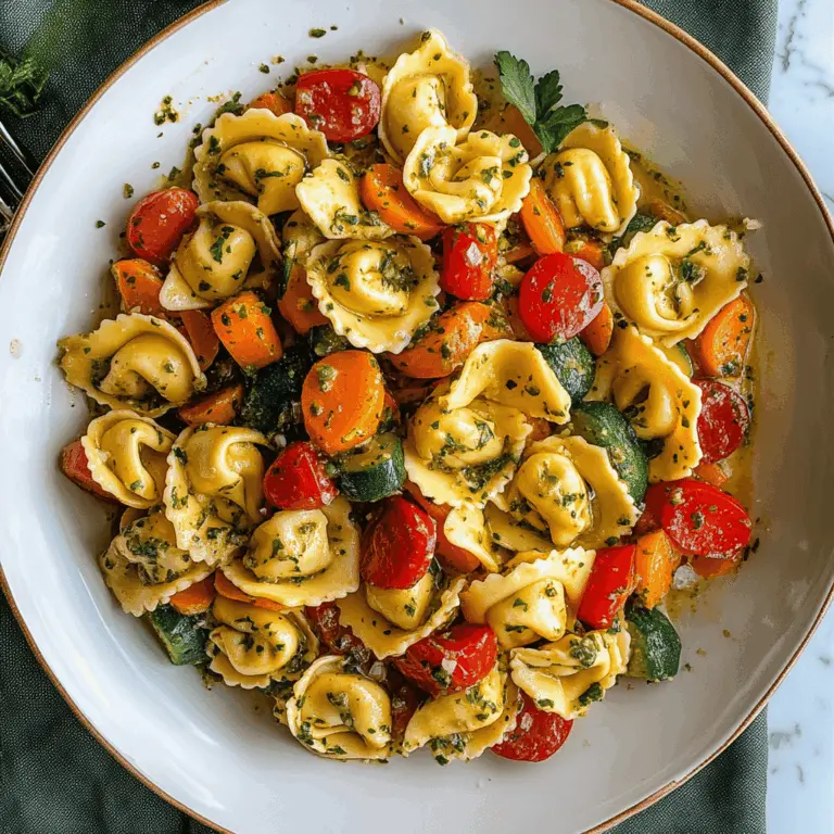 Tortellini With Sautéed Vegetables