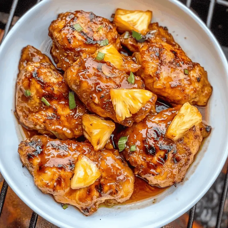 Whiskey Pineapple Chicken