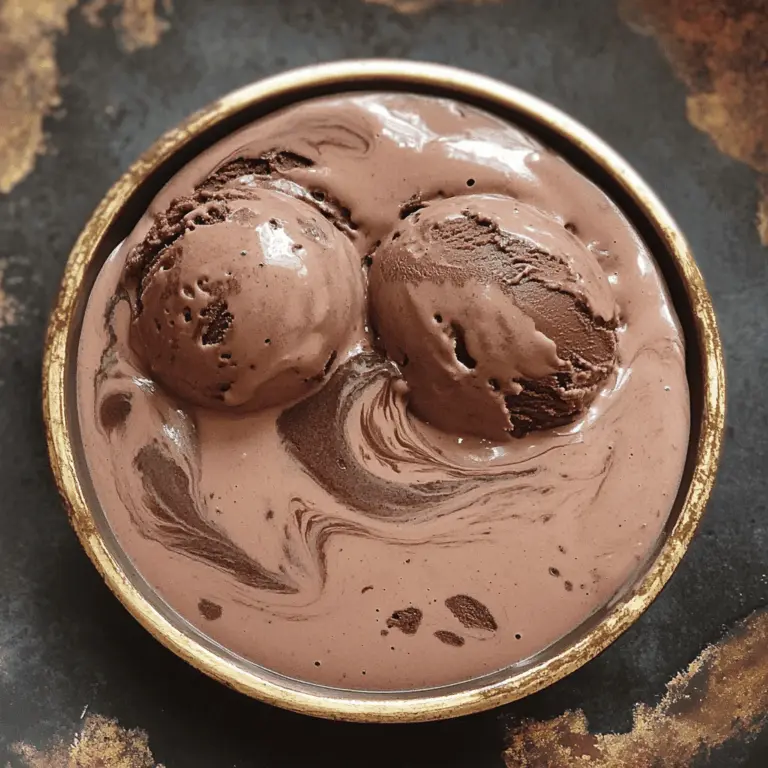 Easy Homemade Chocolate Custard Ice Cream Recipe