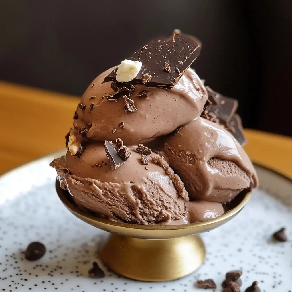 Easy Homemade Chocolate Custard Ice Cream Recipe
