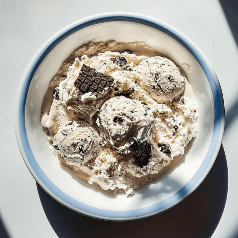 Easy Homemade Cookies and Cream Ice Cream Recipe