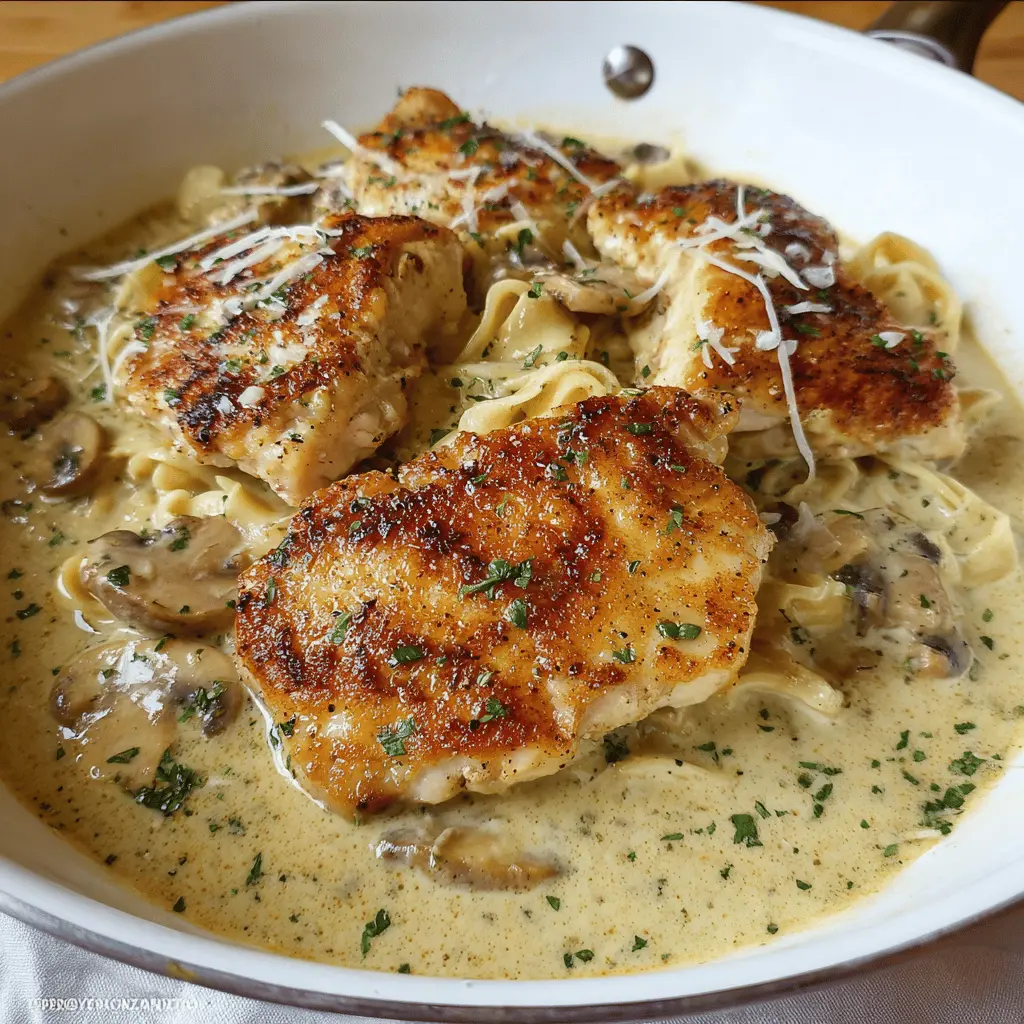 Easy Creamy Asiago Chicken Recipe