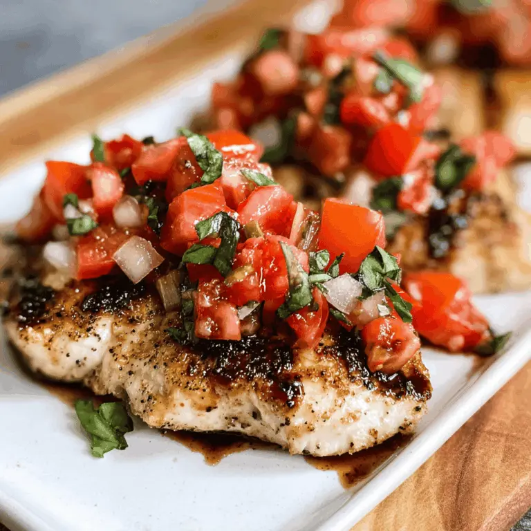 Easy 30-Minute Bruschetta Chicken Recipe