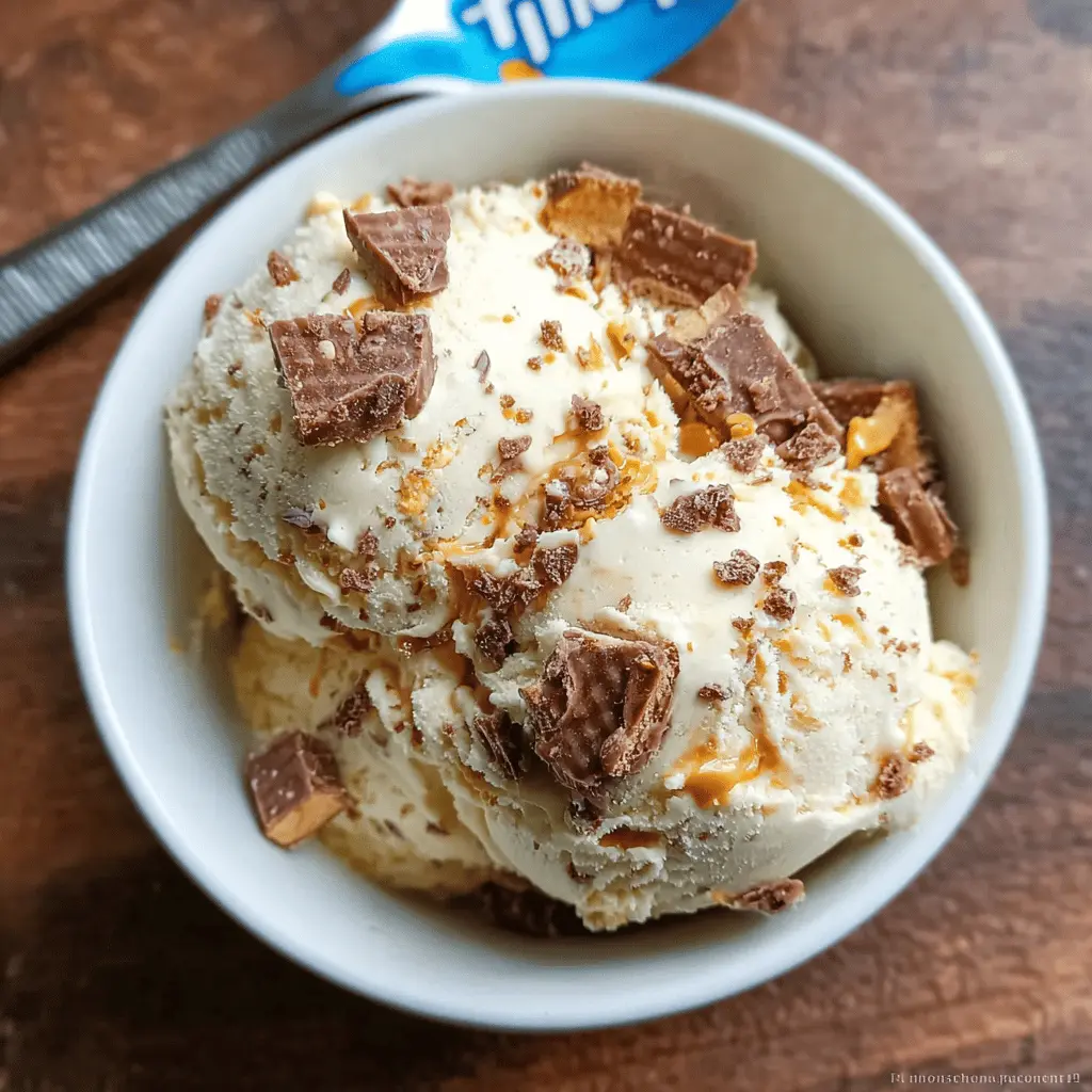 Easy Homemade Butterfinger Ice Cream Recipe