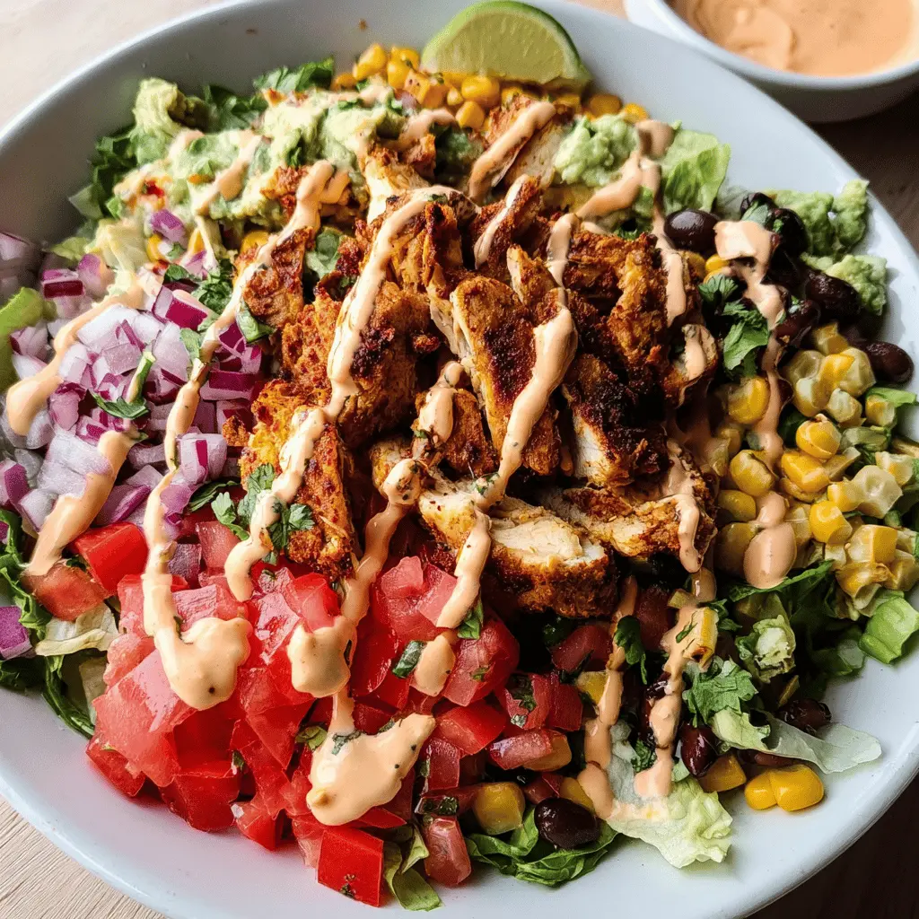 Easy Spicy Southwest Chicken Salad Recipe