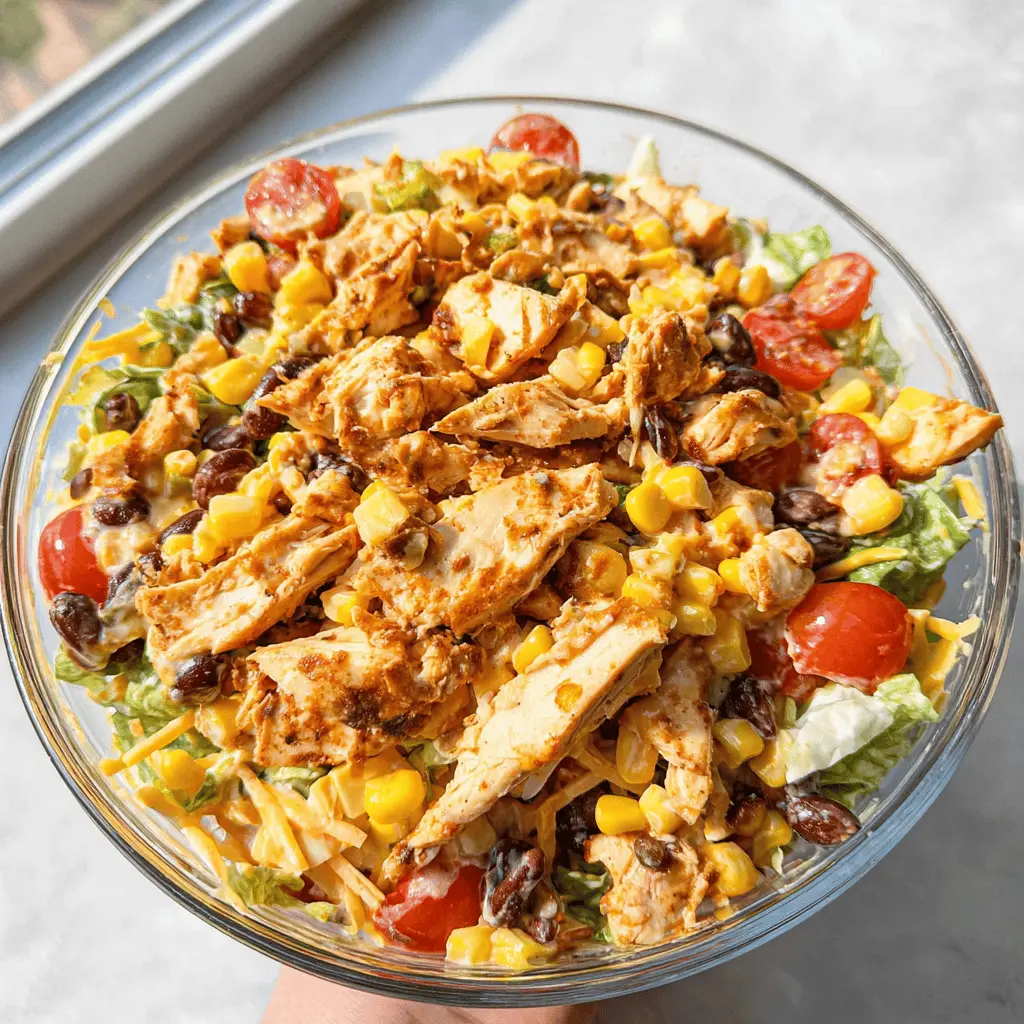 Easy Southwest Chicken Salad Recipe