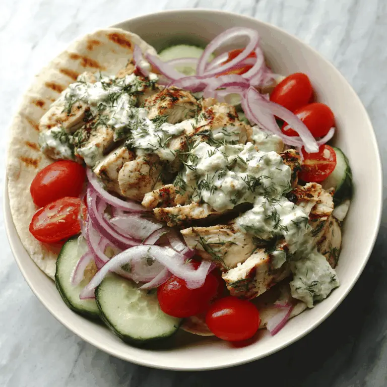 Easy Tzatziki Chicken Salad Recipe