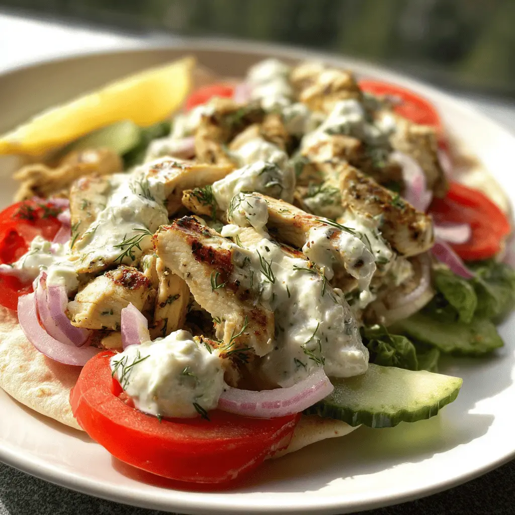 Easy Tzatziki Chicken Salad Recipe