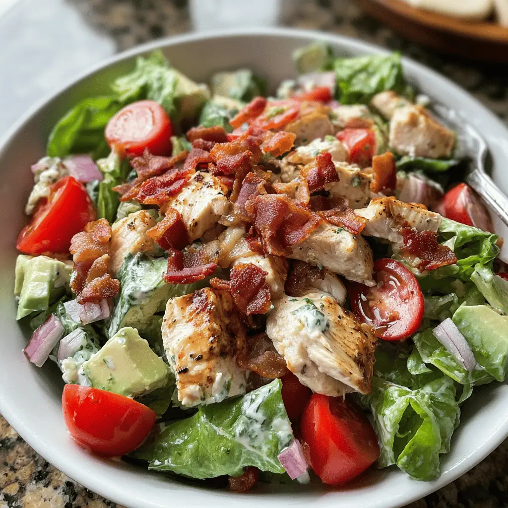Easy BLT Chicken Salad Recipe