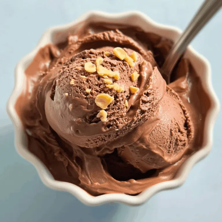 Easy Chocolate Nutella Gelato Recipe