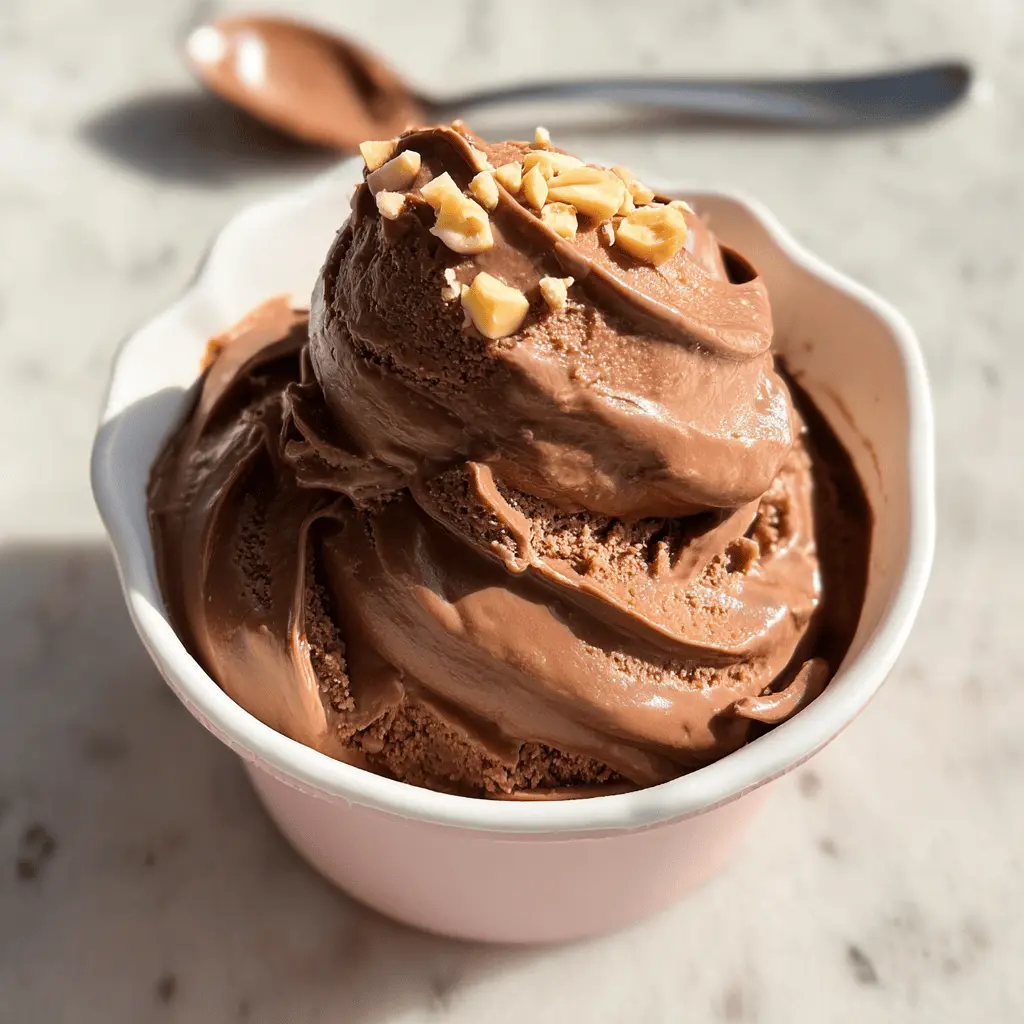 Easy Chocolate Nutella Gelato Recipe