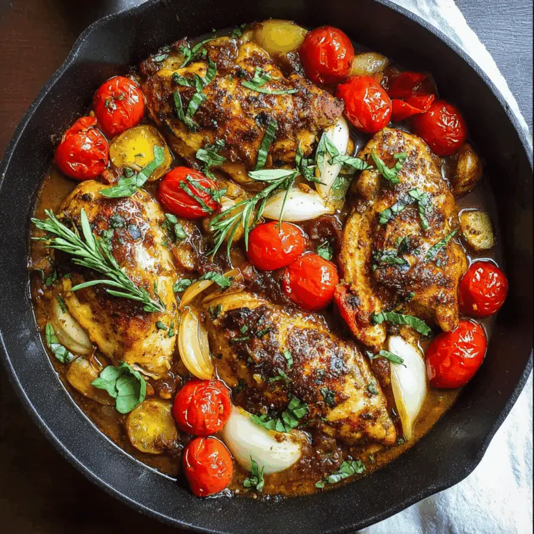 Easy One Pan Balsamic Chicken Dinner