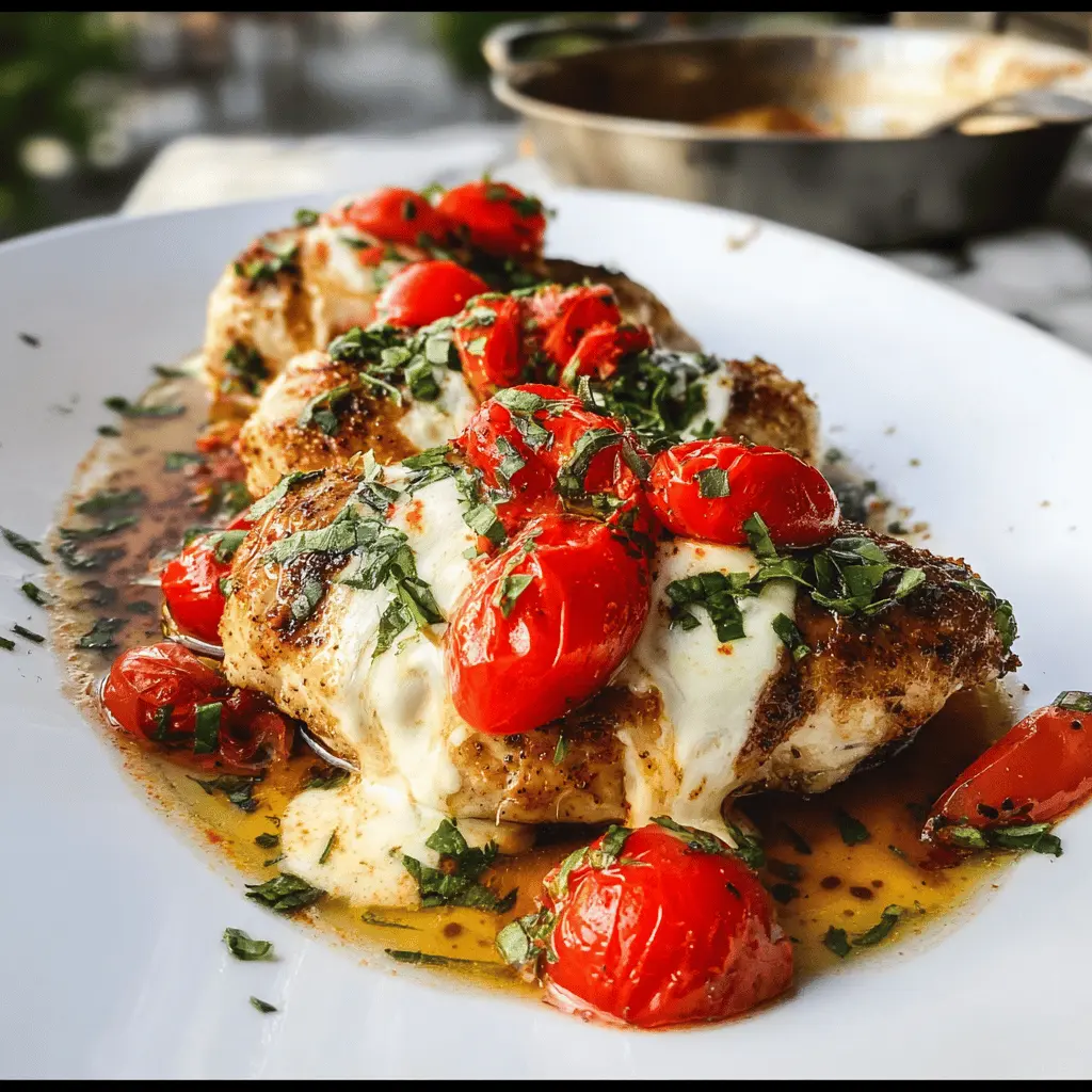 Easy Baked Caprese Chicken Recipe